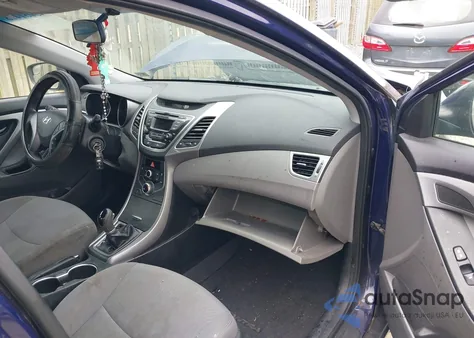 2014 Hyundai Elantra Se from USA, damaged, VIN 5NPDH4AE1EH538485